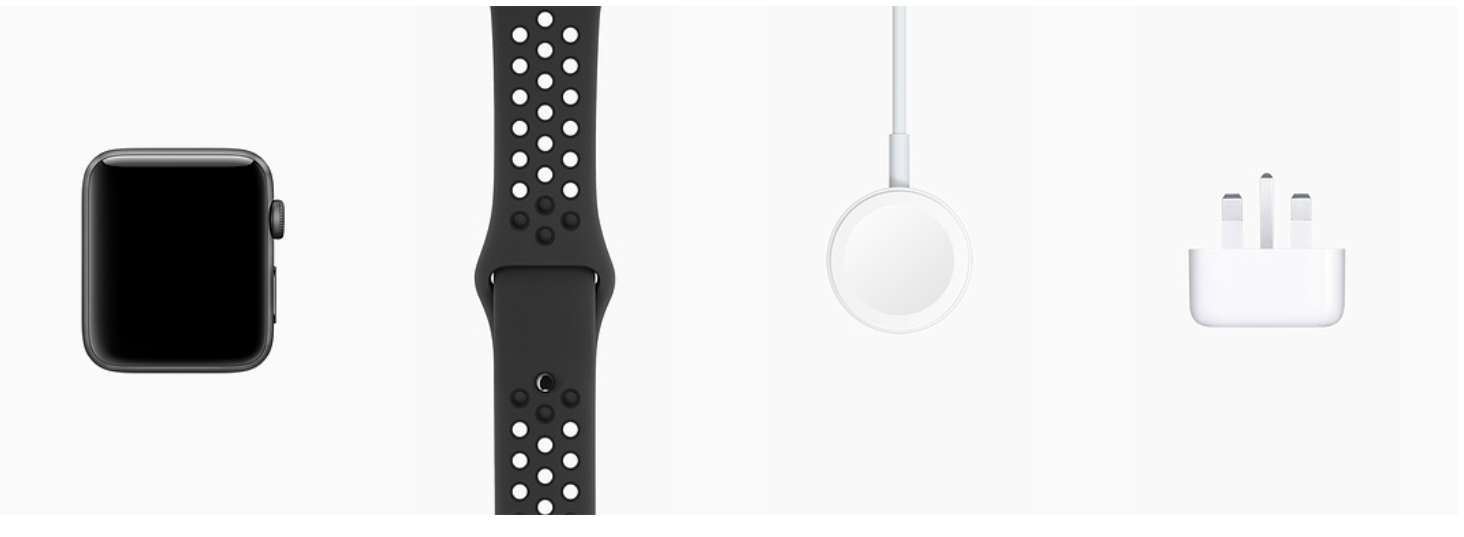 Apple Series 3 Apple Watch Nike+ Space Grey Aluminium Case with Anthracite/Black Nike Sport Band