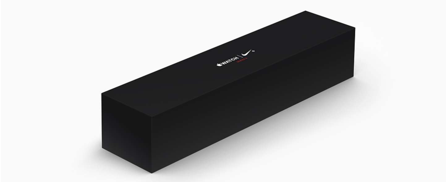 Apple Series 3 Apple Watch Nike+ Space Grey Aluminium Case with Anthracite/Black Nike Sport Band