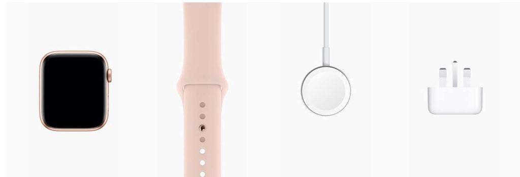 Apple Watch 4 (GPS + Cellular) Gold Aluminium Case with Pink Sand Sport Band
