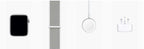 Apple Watch 4 (GPS) Silver Aluminium Case with Seashell Sport Loop