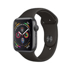 Apple Watch 4 (GPS) Space Grey Aluminium Case with Black Sport Band